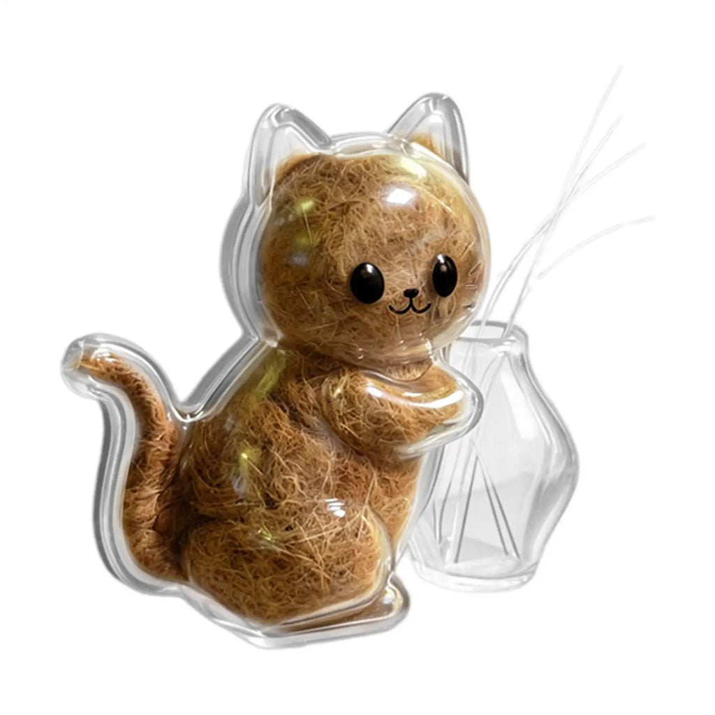 Cat W hisker Memorial Refrigerator Magnets, Clear Cute Keepsake Storage For Fridge, Transparent Hair Holder Cat Hair Keepsake Vue