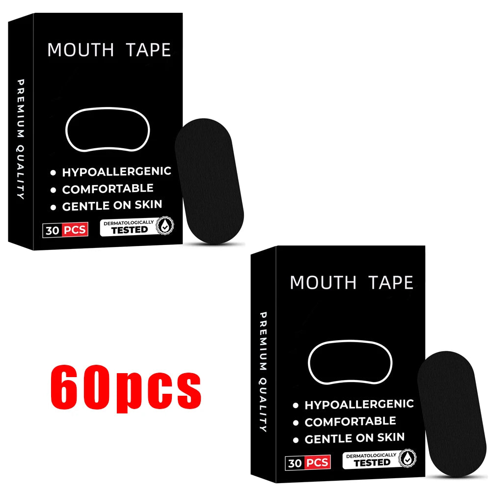 30 60 Anti Snoring Sleep Mouth Tape Breathing Nasal Strips Medical Vue 60pcs