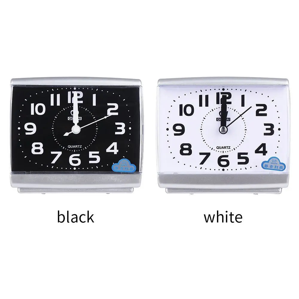 Practical Silent Square Digital Alarm Clock Simple Easy to Read Bedside Wake-up Clock Desk Mute Clock Desktop Vue