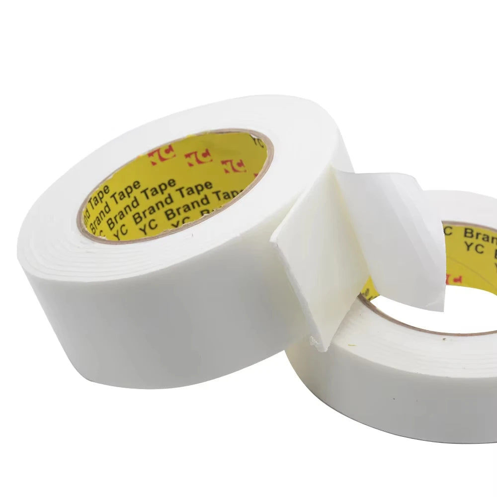 5M 10-50mm Super Strong Double Faced Adhesive Tape Foam Double Sided Tape Self Adhesive Pad For Mounting Fixing Pad Sticky Vue 5m 10mm