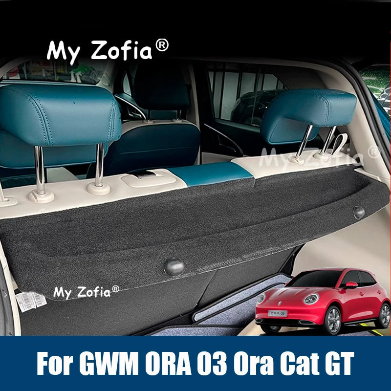 GWM ORA 03 Ora Cat GT 2023-2025 Trunk Cargo Cover Privacy Shield Trunk Cargo Cover Vue