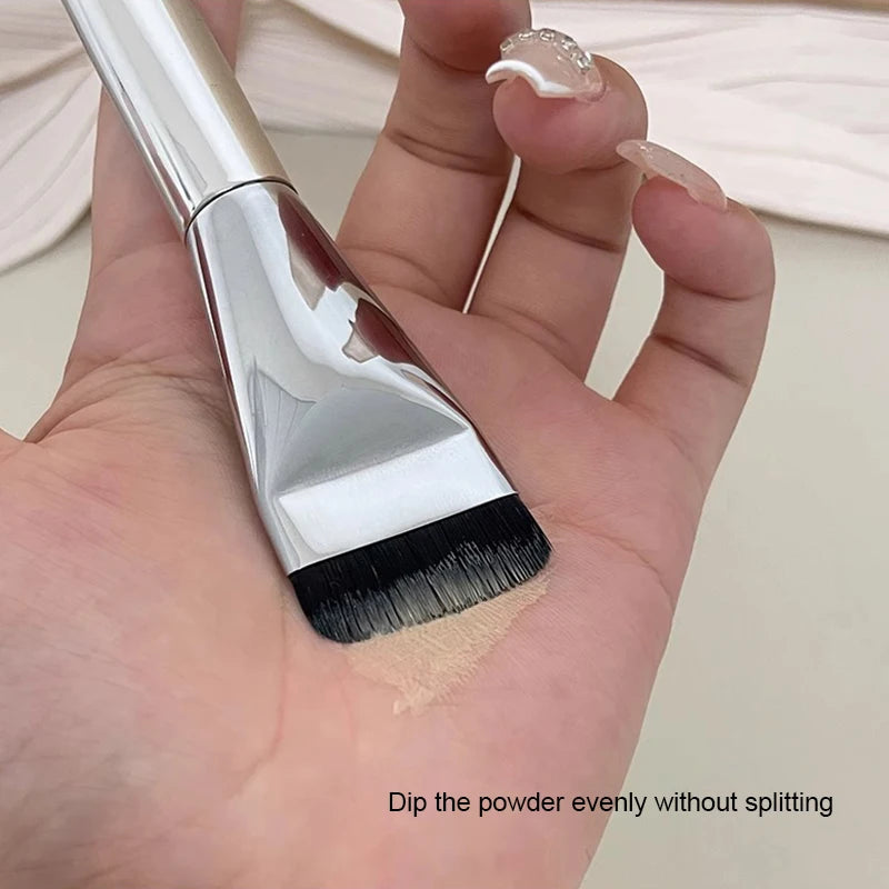 CALIYI 1/3/5 PCS Flat-head Foundation Brush Ultra-thin Brush Head Traceless Foundation Makeup Brush Cosmetic Tools Make Up Vue