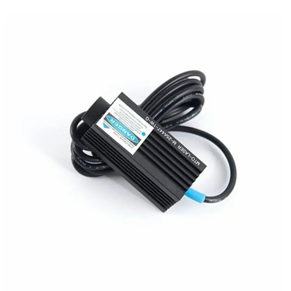 Focusable 450nm 1W Pure Blue Laser Dot Module Micro-Engraving with Adapter12V Vue