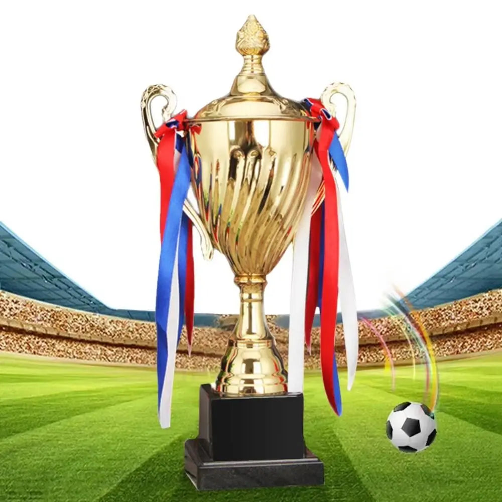 29/33/36cm Gold Trophy Cup Large Size Height Design Sports Trophy Event Props Metal Material Competition Trophy Vue