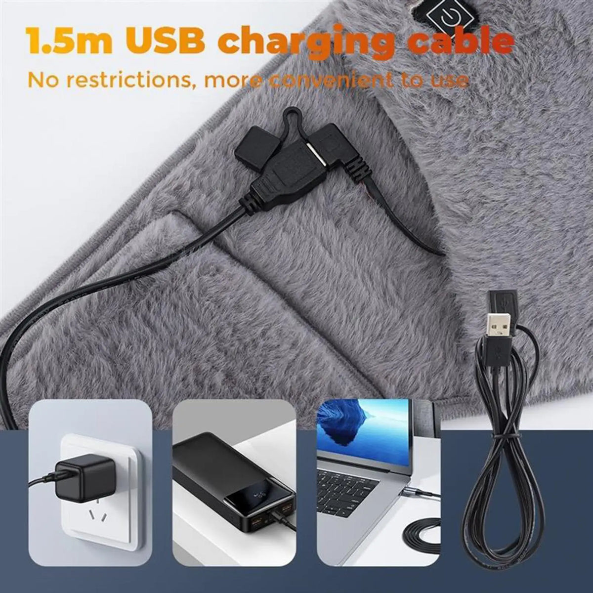 Abdominal Heating Pad 3-Levels Electric Heated Waist Belt Warmer for Back Pain, Menstrual Belly and Abdominal Comfort for Women Vue