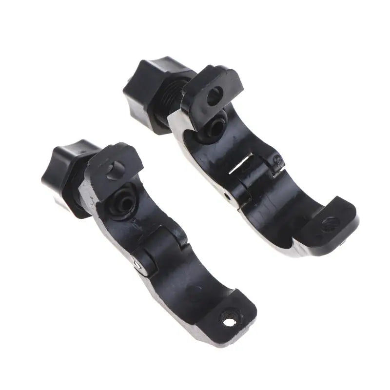 Clip-on Spray Nozzle Eyelet with Plastic Clamp Water Pipe Mount for Greenhouse Garden Plant Misting Irrigation Vue