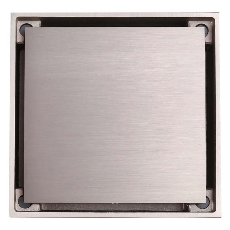 Bathroom Drainage Floor Drain Large-Volume Bathtub Floor Drain Cover Inlaid Tile Deodorant Floor Drain CABKW Vue As Shown K8014