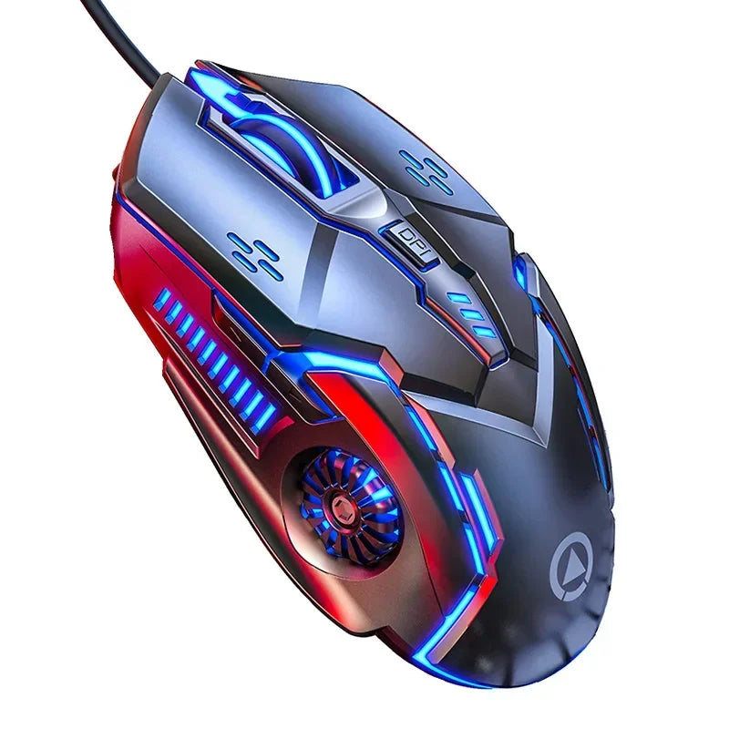 Laser Mouse for PC Gamer Gaming Mouse Ergonomic Mice with LED Backlit USB Mice for Computer Gamer Girl Mouse for Laptop Vue