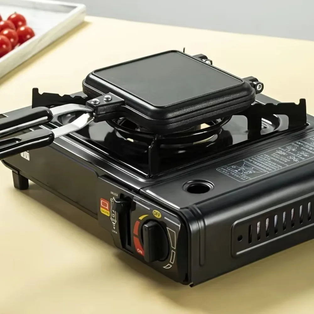 Breakfast Machine Non-Stick Sandwich Maker Aluminum Alloy Detachable Toast Frying Pan Double-Sided Omelette Pan Food Stalls Vue