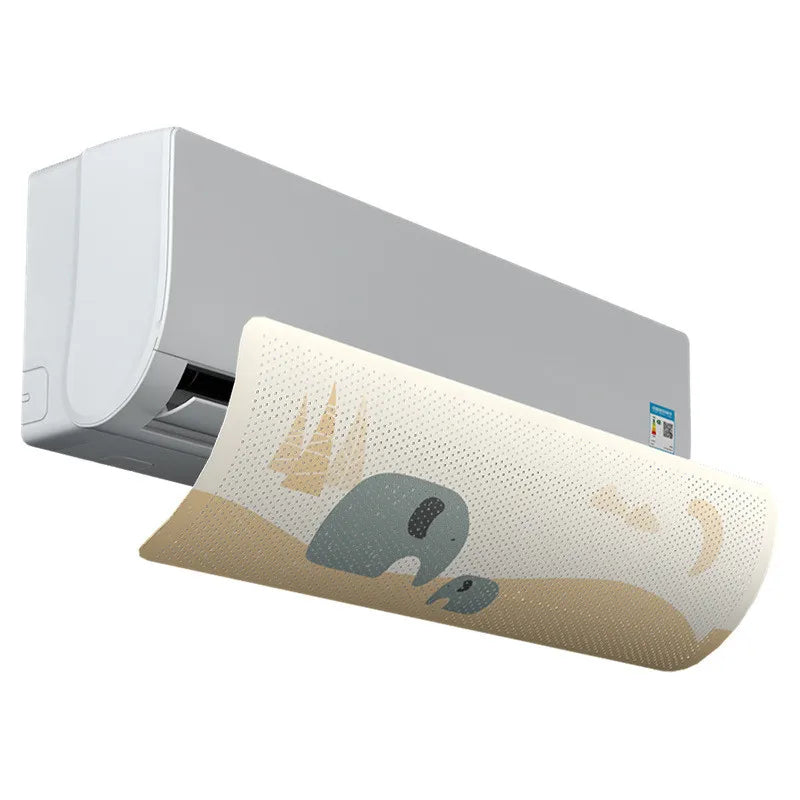 Adjustable Air Conditioning Cover Wind Deflector Windshield Air Conditioner Tools Air Baffle Shield Home Office Accessories Vue
