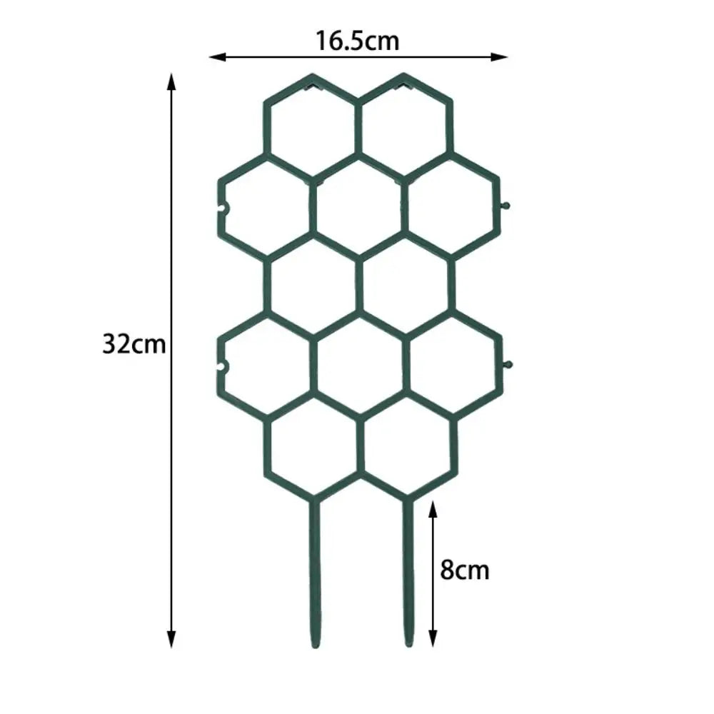 Honeycomb Design Plant Support Rustproof Plastic Windproof Trellis
