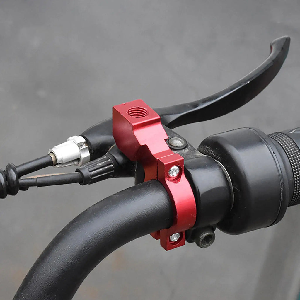 Motorcycle Mirror Mount 2 Pieces Aluminum Alloy Universal Bracket, Motorcycle Rearview Mirrors Bracket for Hiking, Cycling Vue