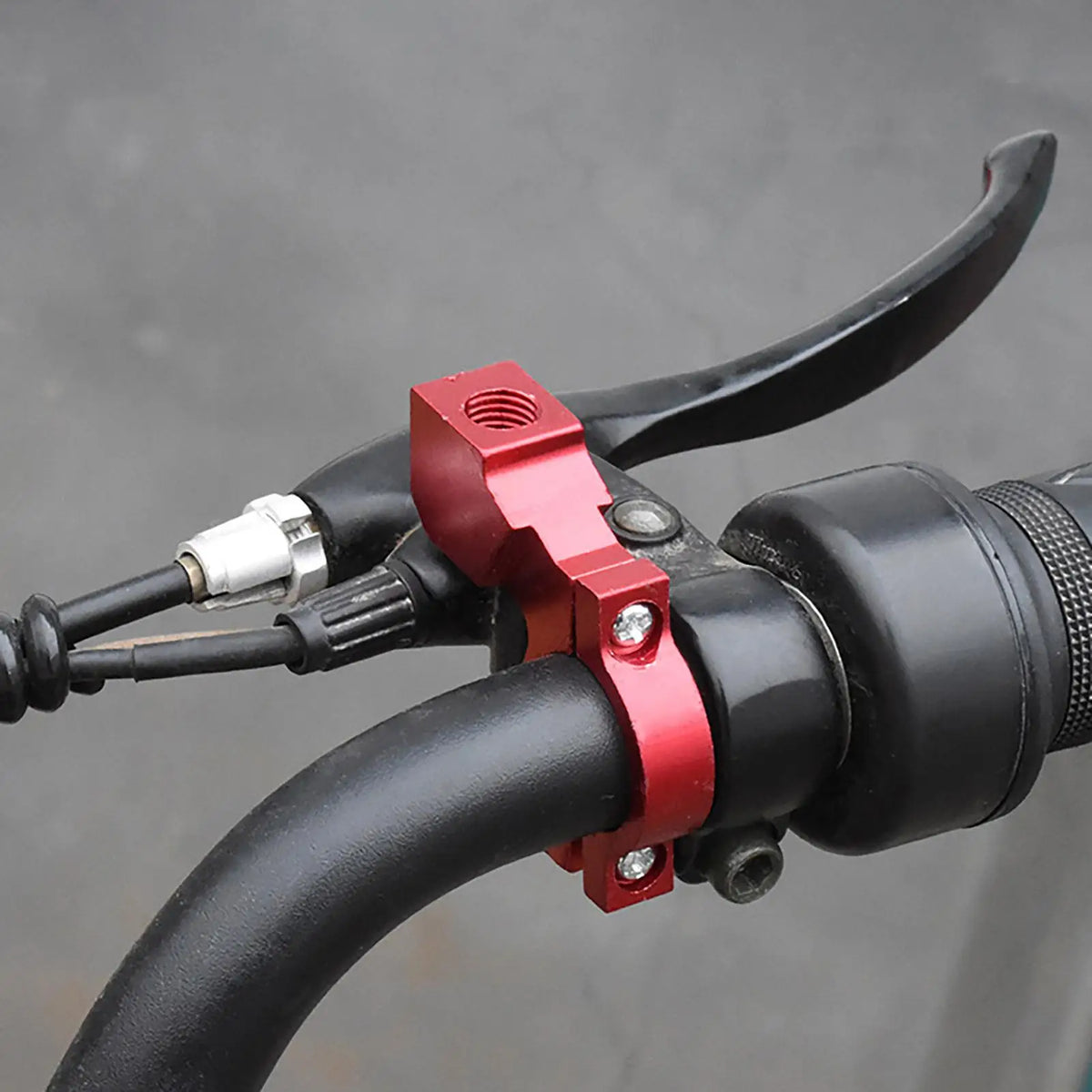 Motorcycle Mirror Mount 2 Pieces Aluminum Alloy Universal Bracket, Motorcycle Rearview Mirrors Bracket for Hiking, Cycling Vue