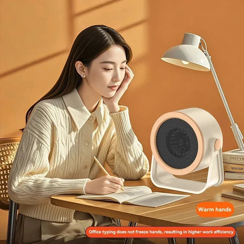 Portable Desktop Mini Space Heater – Low Noise, Energy Saving Mini Space Heater Vue
