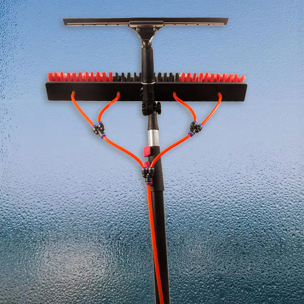 11-Pc Solar Panel Cleaning Kit – Telescopic Water-Fed Brush Solar Panel Cleaning Kit Vue United States
