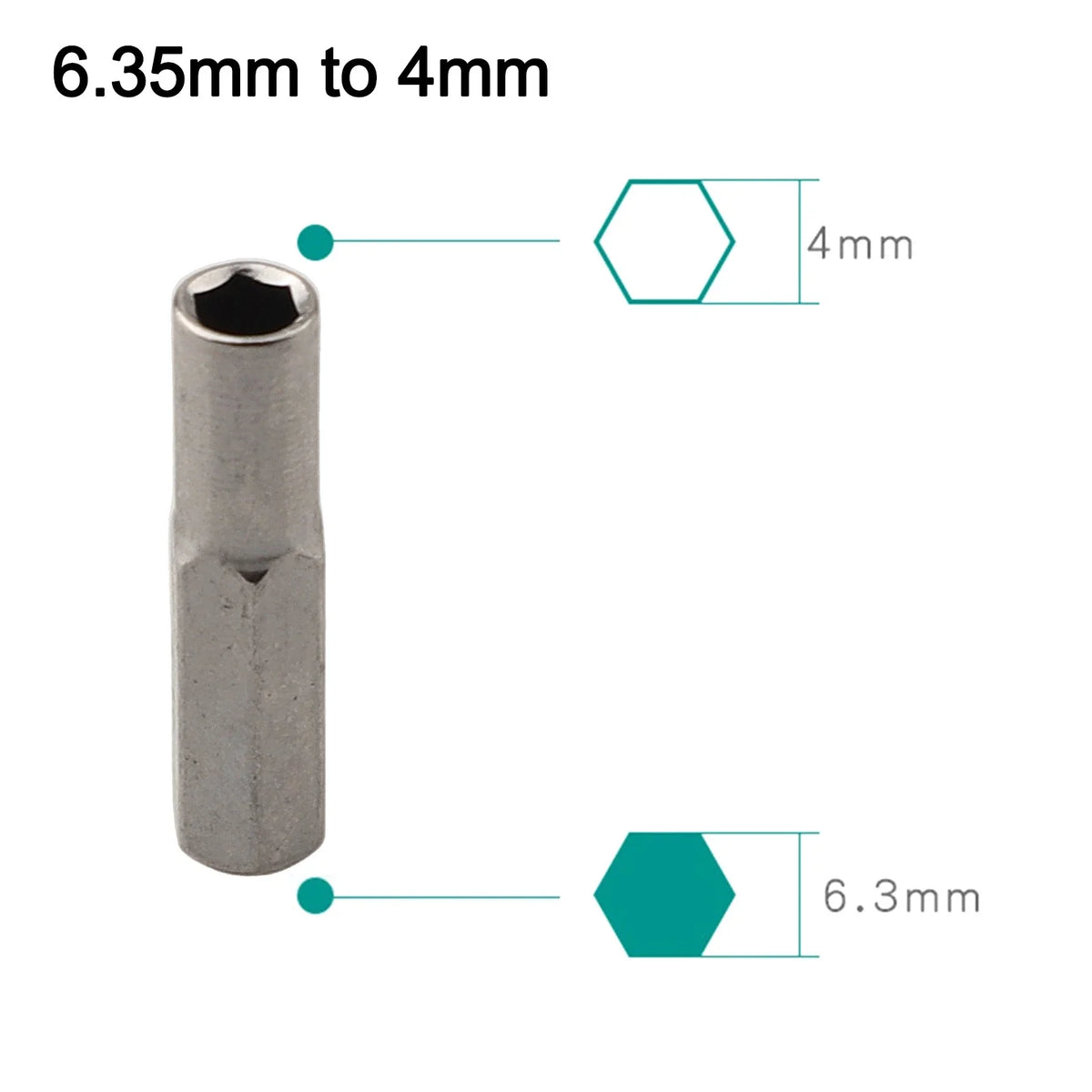 Hex Bit Adapter 4mm to 6.35mm Screwdriver Converter Set Screwdriver Bit Adapter Vue 6.35mm to 4mm China Mainland