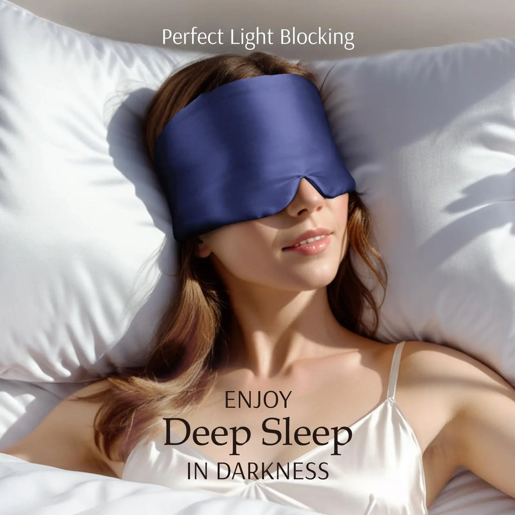 Mulberry Silk Sleeping Mask Eyepatch Blocking Light Eyemask Eyeshade