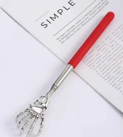 Scratcher Telescopic Scratching Back Extendable Massager Stainless Steel Itch Old Man Happy Health Products Hackle Handicrafts Vue M58 Red
