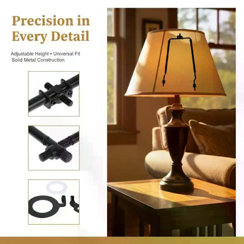 8 9 10 Inch Lamp Shade Holder Fit Both Standard Lamp Rod And E26 E27 Light Base Vue