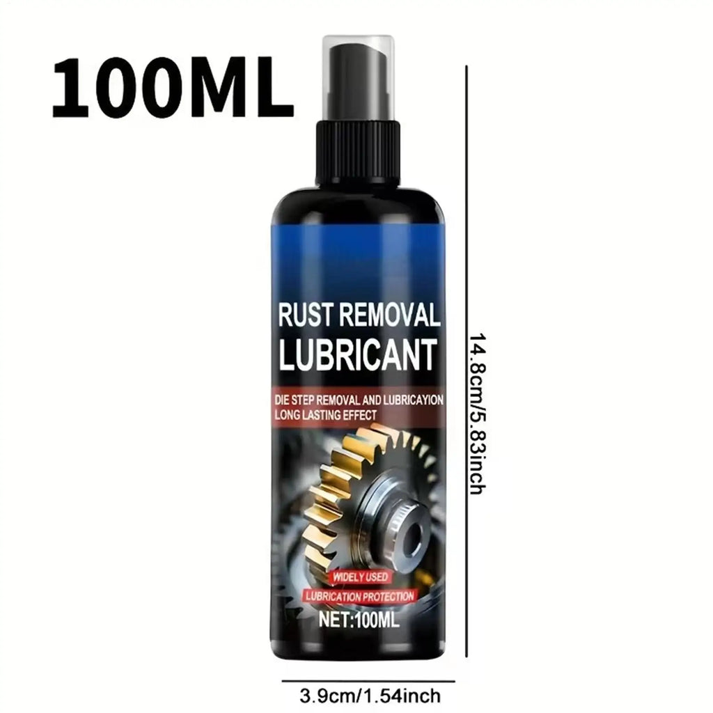 100ml Rust Removal Spray Multipurpose Lubricating Vehicles Metal Rust Remover for Equipment Maintenance Hinges Chassis Bolts Vue