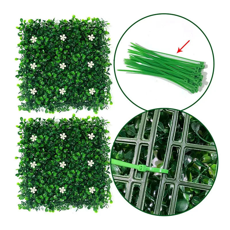 100 Pieces/Pack of Gardening Green Cable Ties, 2.5*200mm, Self-Locking Nylon Green Cable Ties, for Securing Plants and Bundling Wires Vue