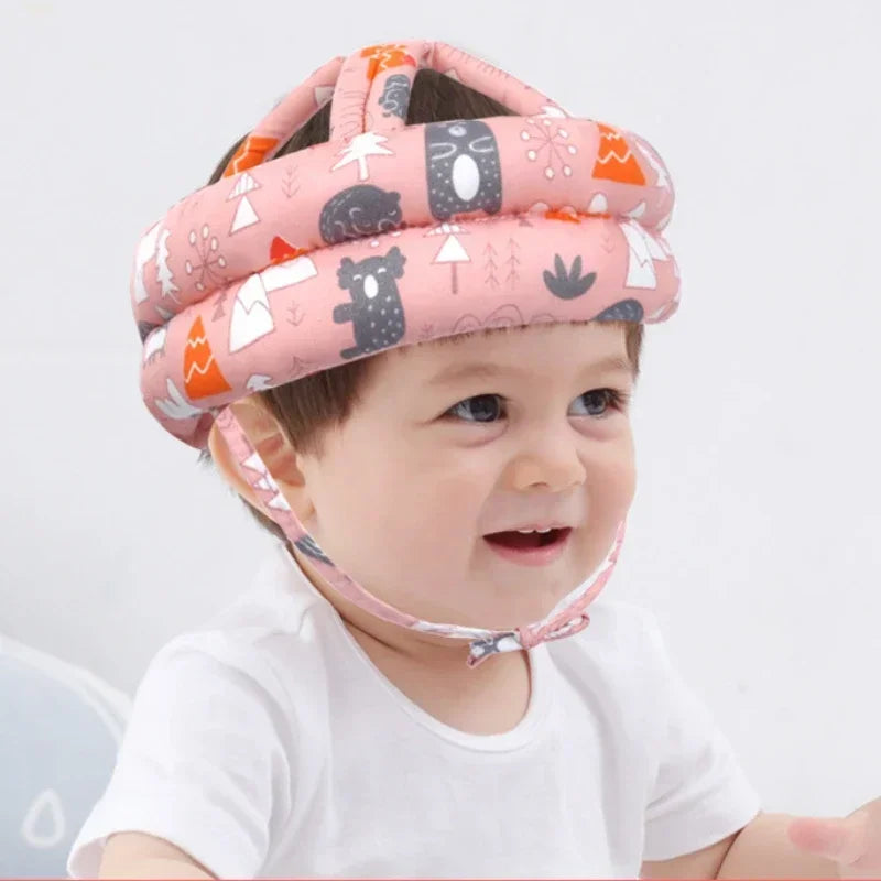 Baby Anti-fall Head Toddler Children'sCap Anti-fall Hat Anti-collision Hat Safe and Breathable Can Be Washed All Seasons Vue