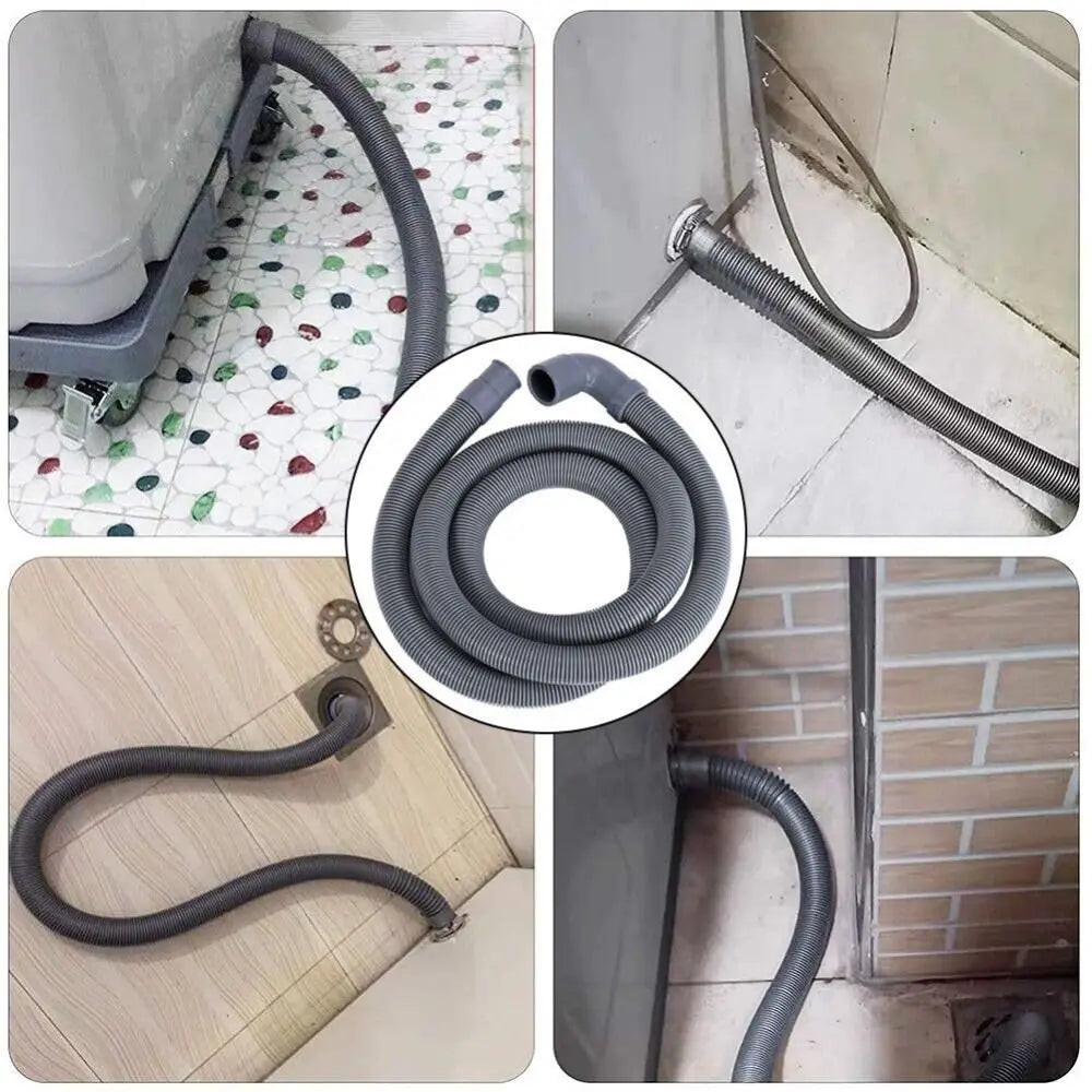 Universal Washing Machine Dishwasher Drain Hose Extension Outlet Pipe