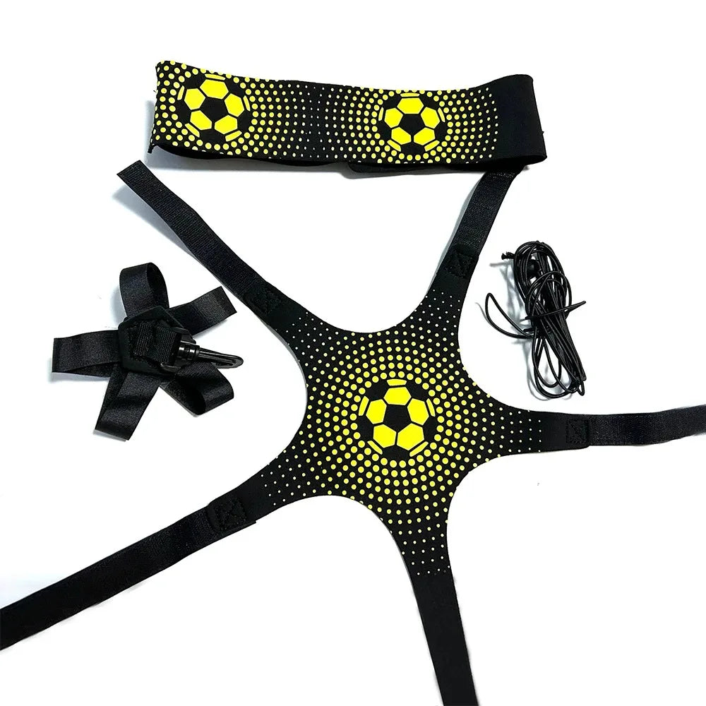 Football Training Belt Soccer Ball Kicking Kids Trainer Mat Vue Upgraded model