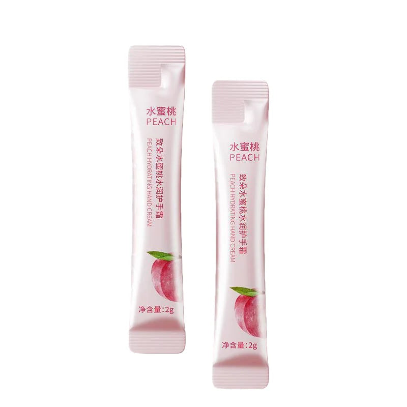 Plant-Based Fragrance Peach Moisturizing Cream, Suitable for Dry Hands and Full Body Care, Portable Travel Size, Perfect Gift for Women on Valentine's Day/Mother's Day Vue