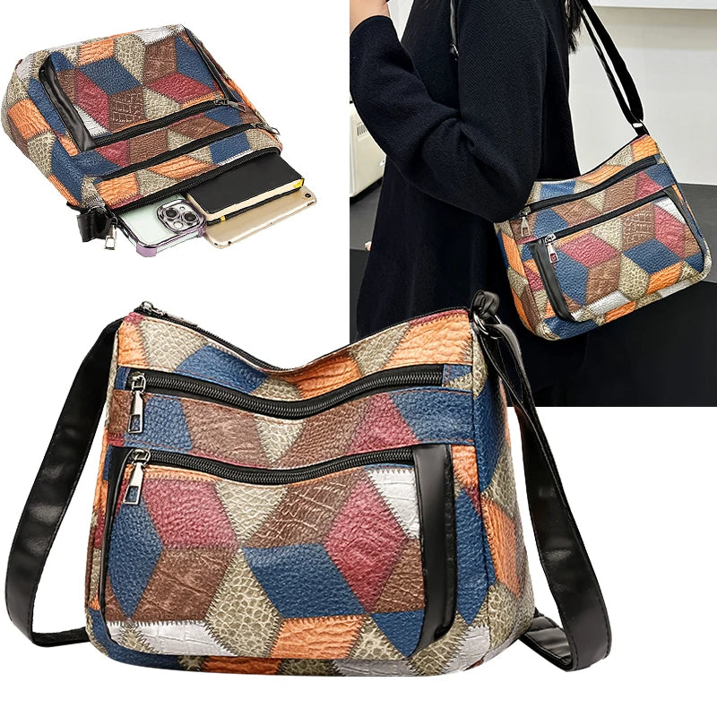 Multi-functional Bag Can Be Worn Diagonally One Shoulder Suitable