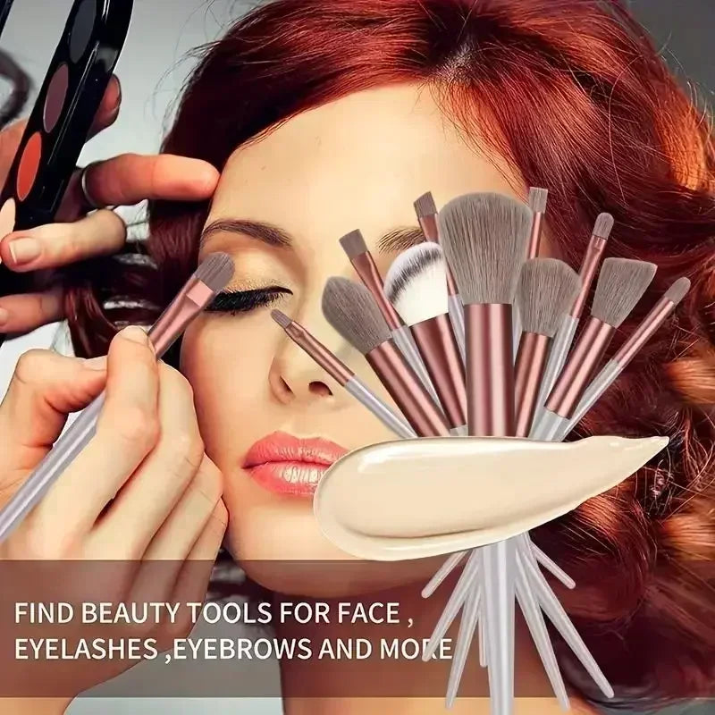 Makeup Brush Set Soft Fluffy Professiona Cosmetic Foundation Powder Eyeshadow Kabuki Blending Make Up Brush Beauty Tool Makeup Vue