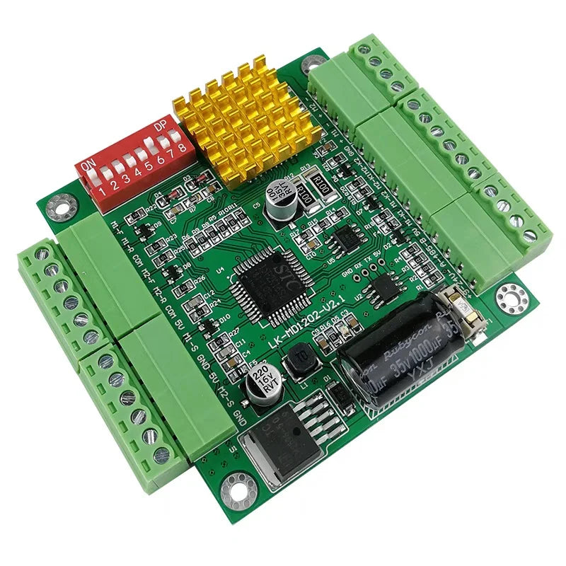 RS485 Double L6205 DC Motor Controller Decoder Control Module Compatible PELCO-D Protocol Vue Default Title