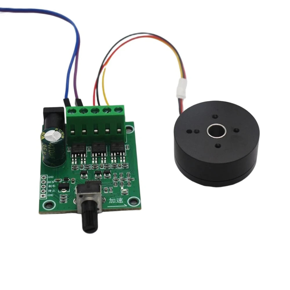 DC Brushless Motor Driver Board+2804 Brushless Motor Knob Speed Control No Hall Drive Set Motor Forward and Reverse Control Kit Vue Motor-Drive-Encoder