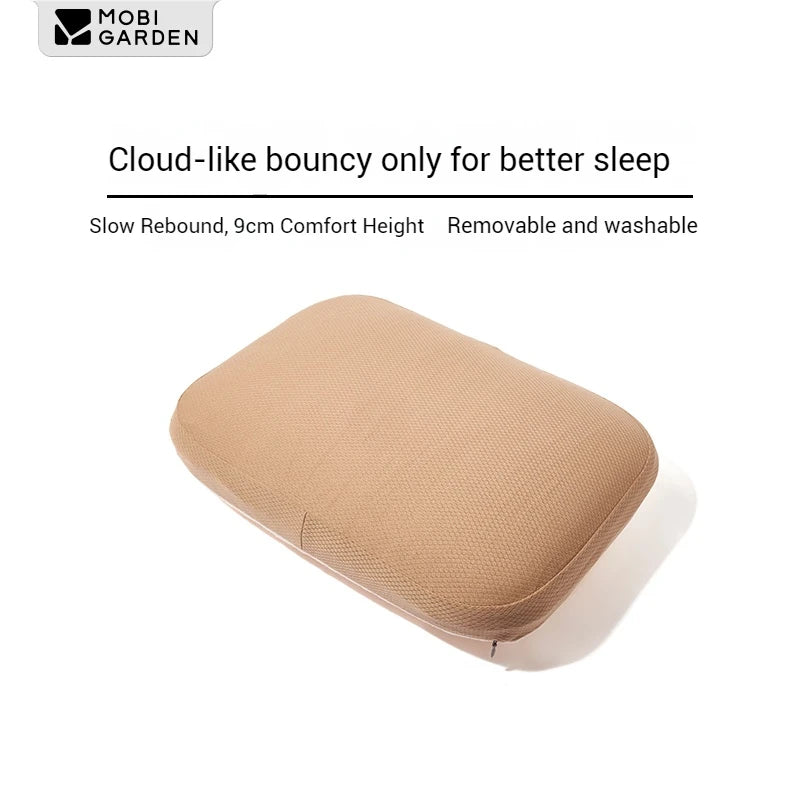Mobi Garden Memory Foam Camping Pillow – Compact & Washable Camping Pillow Vue