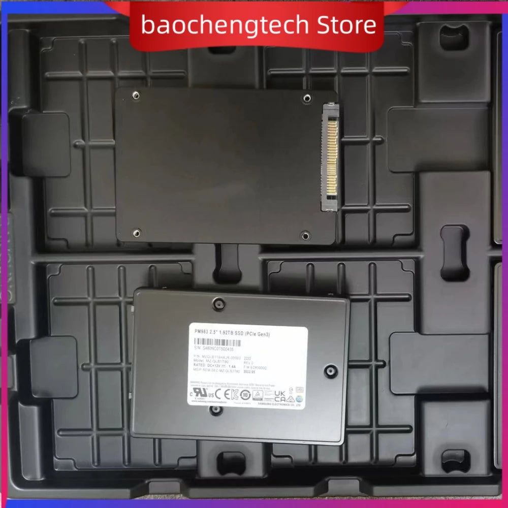 NEW PM983 2.5" NVMe U.2 Enterprise SSD 1.92TB 3.84TB Internal Solid State Disk Hard Disk HDD PCIe Gen3x4 for SAMSUNG Server Vue