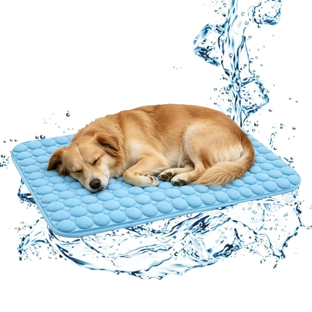 Multiple Sizes Dog Cooling Mat Breathable Sleeping Rug Extra Large Foldable Washable Soft Cat Cooling Pad Portable S/M/L/XL/XXL Vue