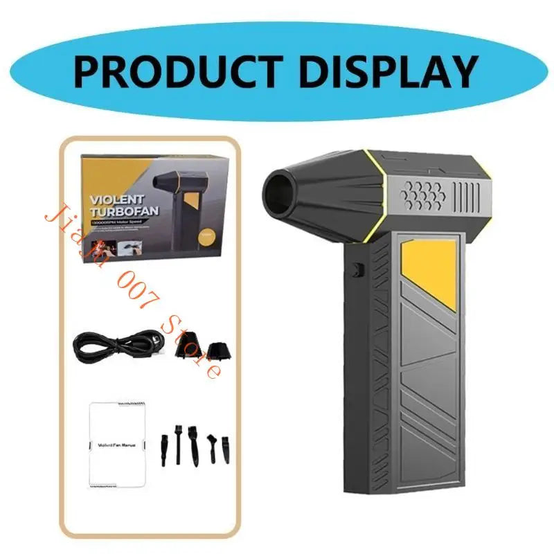 Electric Air Duster 130000RPM Rechargeable Blower 4000mAh Electric Air Duster Vue CN