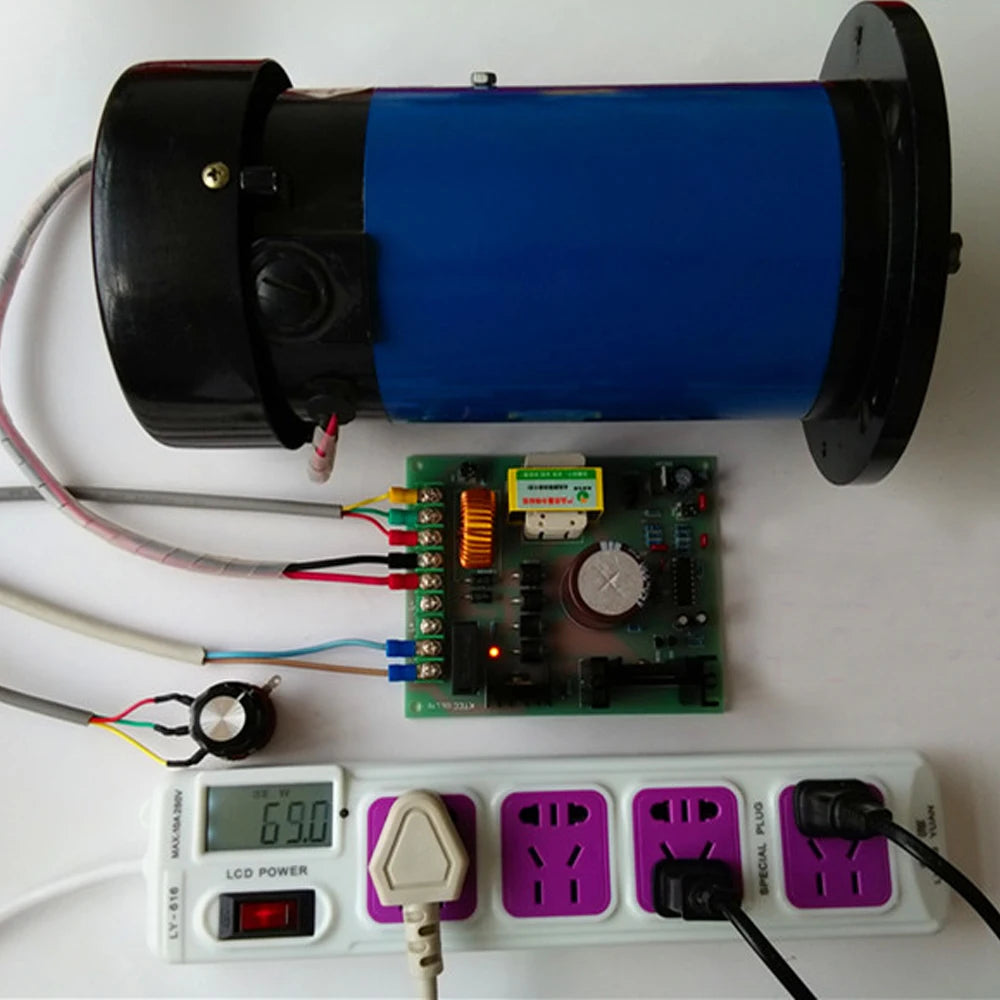 High Power DC Motor Governor PWM 0-220V Output Voltage Adjustable Permanent Magnet Excitation Motor Drive Controller Board Vue
