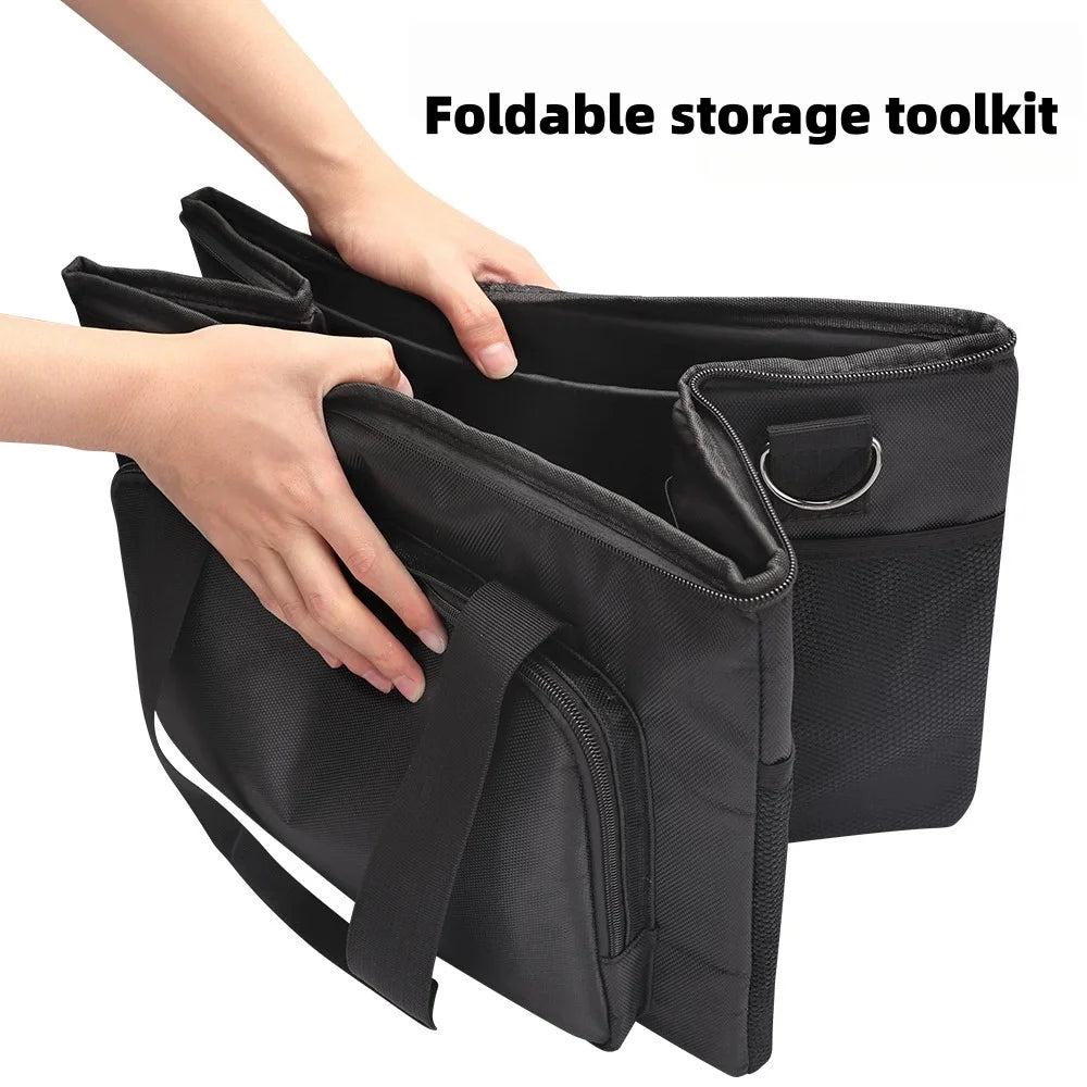 Salon Barber Fold Bag Large Capacity Scissor Tools Storage Hairdressing Cosmetic Organizer Grooming Travel Bags Makeup Case Vue