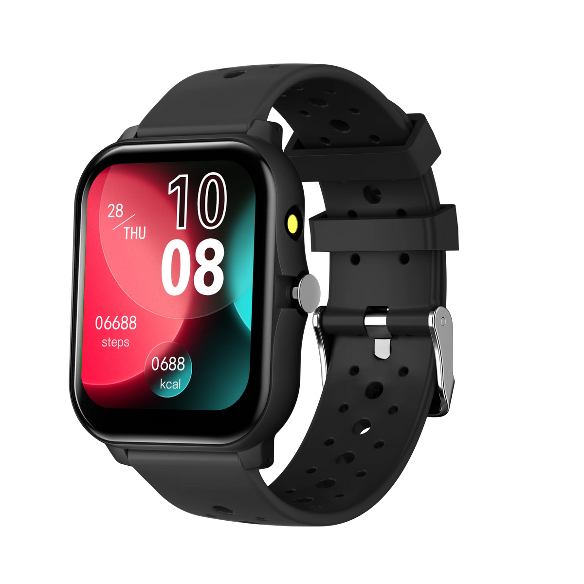 New Smart Watch Message Reminder for Intelligent Life Weather Forecast SIRI Assistant Men &Women Birthday Gift Bluetooth Call Vue Black-dd