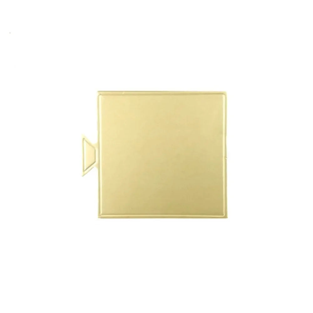 100Pcs Baking Tool Disposable Cake Cardboard Gold Paper Dessert Tray Thickened Multi Shape Cupcake Base Commercial Vue Square
