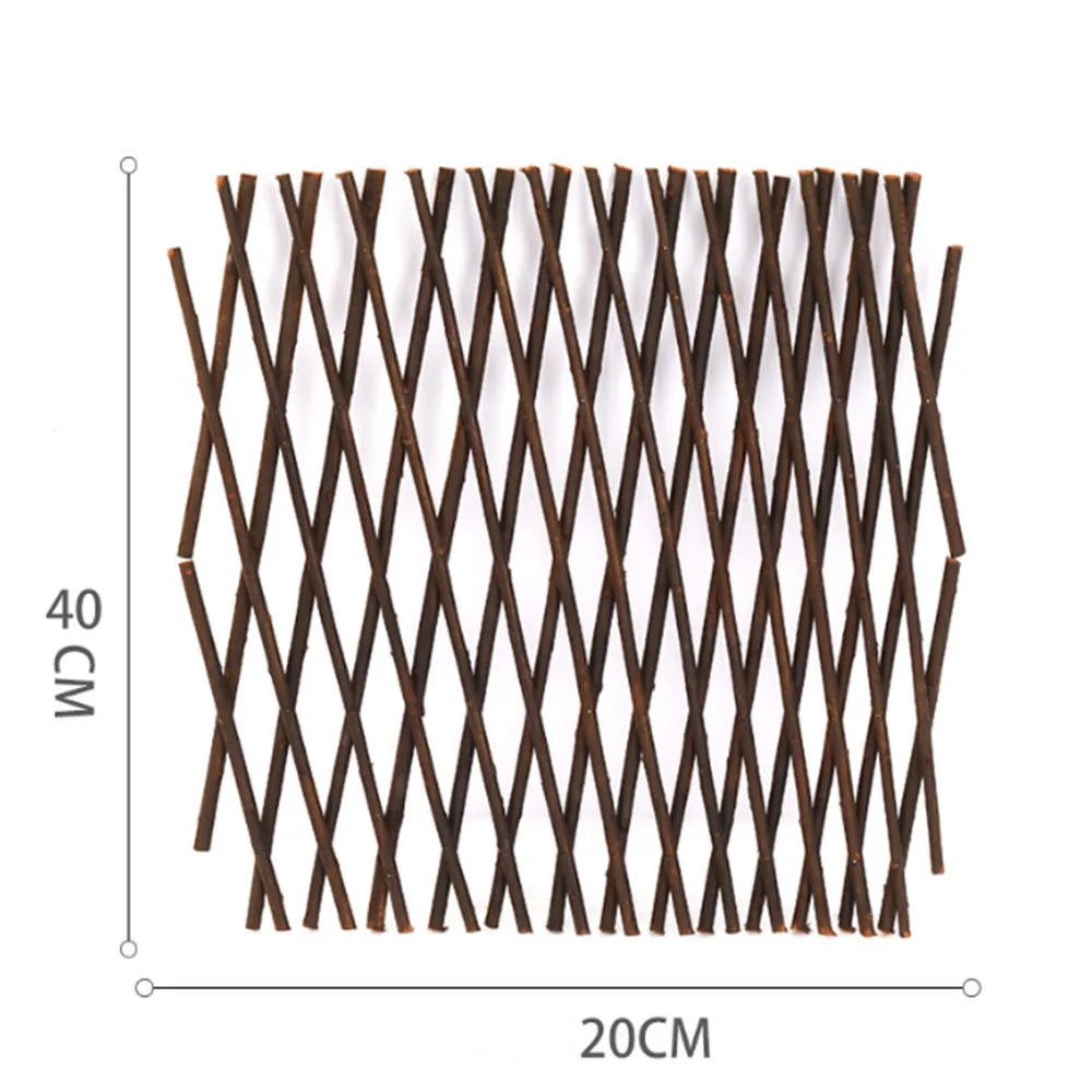 Expandable Plant Climbing Lattices Trellis Fence Screen Willow Fencing for Climbing Plants Support Vue