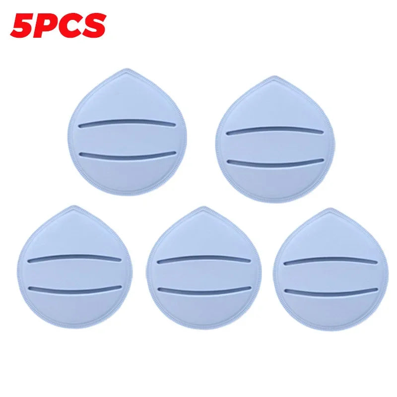 1/5PCS Extra Large Water Drop Makeup Puff Wet Dry Dual Use Cosmetic Puffs Air Cushion Concealer Foundation Makeup Sponge Puffs Vue Blue-5pcs