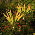 Solar-Powered Autumn Harvest Decor Wheat Lawn Light Garden Stake LED Outdoor Decor Perfect for Yard & Patio Ambiance Garden Vue Warm White 2 pcs