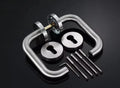 High quality 304 stainless steel Split door lock handle Fire door handle Brushed surface Multiple appearances Vue DW-door handle