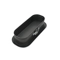 Durable Carbon Steel Oval Removable Bottom Cake Pan Snap Fastener Non-Stick Chiffon Cake Pan Heat-resistant Baking Pan Oven Vue Black