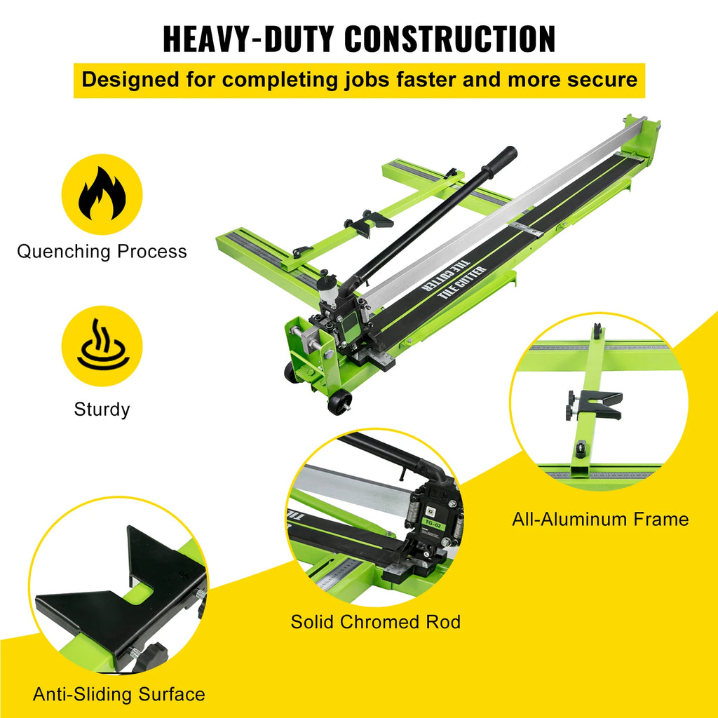 SucceBuy Manual Tile Cutter Infrared Laser Positioning Floor Push Knife Professional Hand Tool for Cutting Porcelain Ceramic Vue
