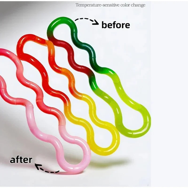 Thermochromic Twist Fidget Toy – Color Changing Tangle Toy Fidget Tangle Toy Vue