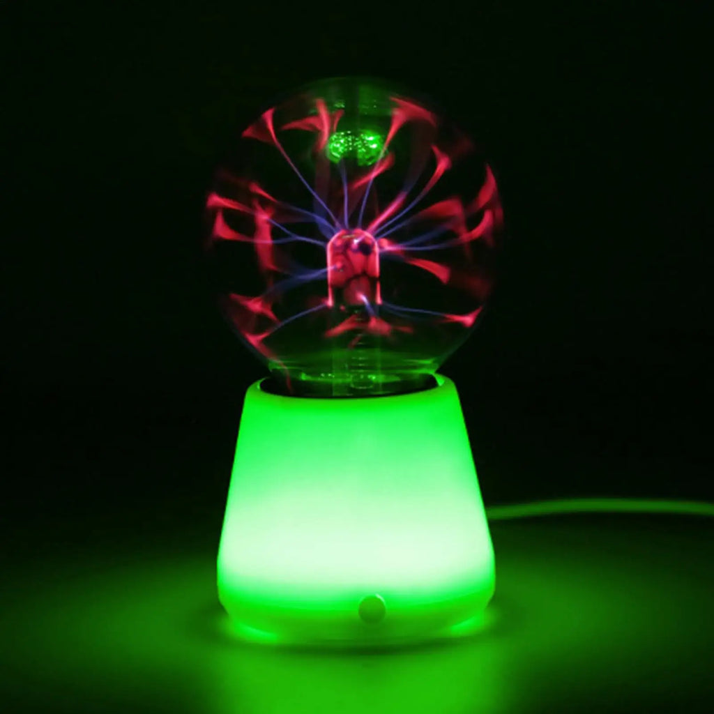 Plasma Ball Lamp 7-Color Touch Sensitive Lighting Static Electricity Ball for Christmas Home School Office Apartment College Vue