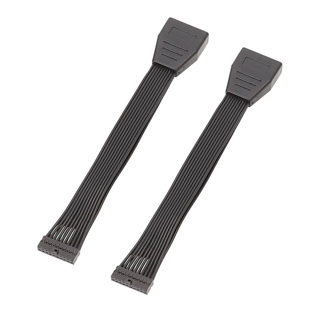 USB3.0 Female To USB3.0 Male Motherboard Adapter Cable 19P 20Pin Extension Conversion Cable Header Extension Cable for Computer Vue